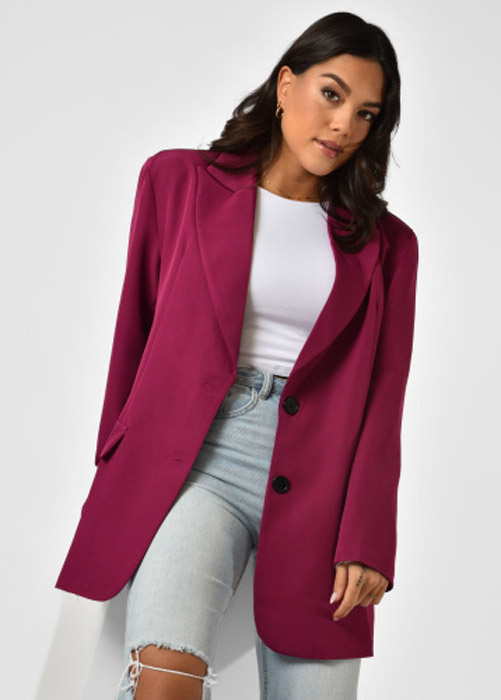 Noa blazer fuchsia