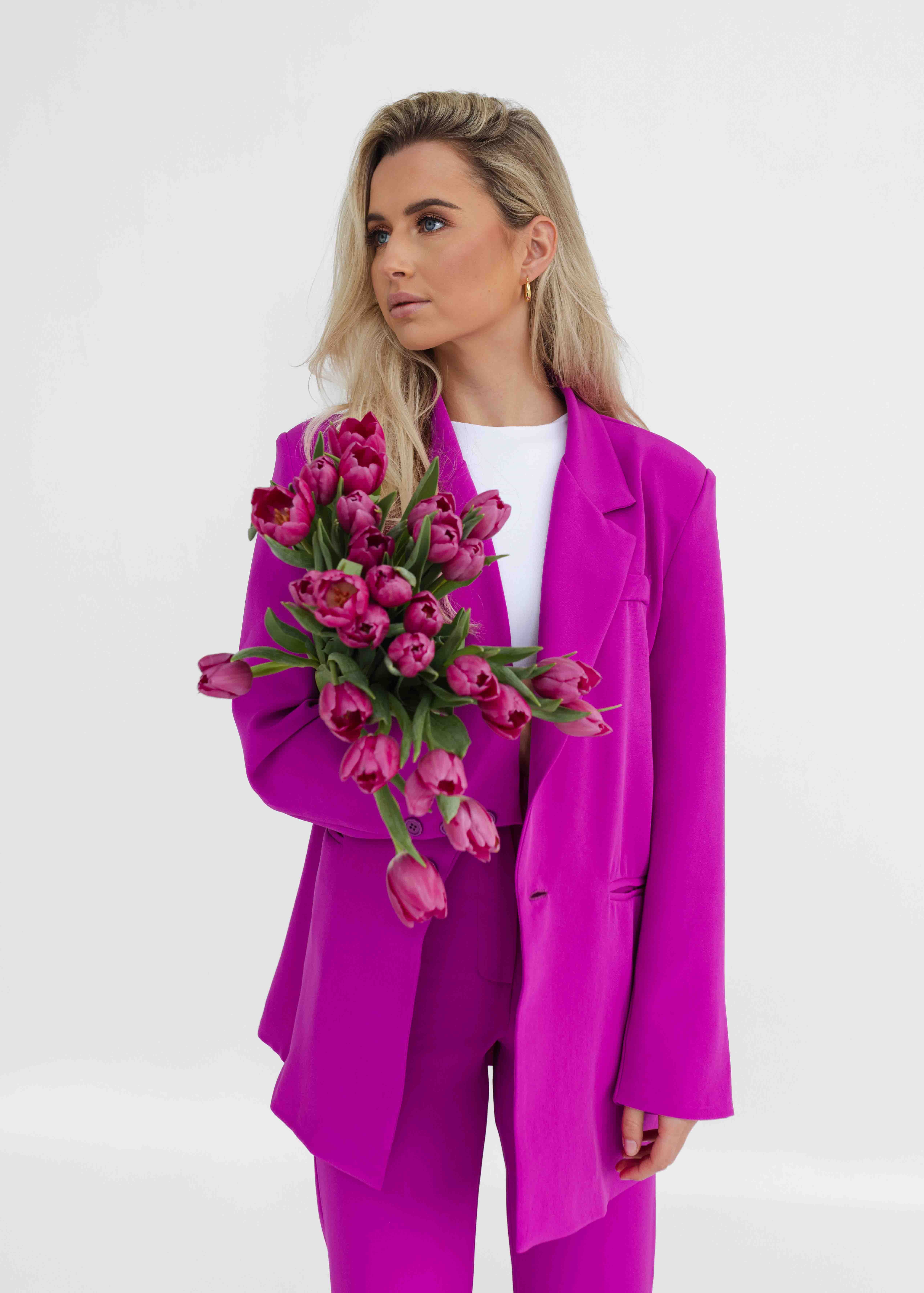 Yara blazer paars