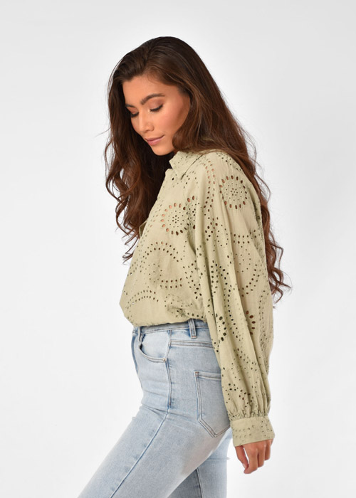 Monica blouse groen