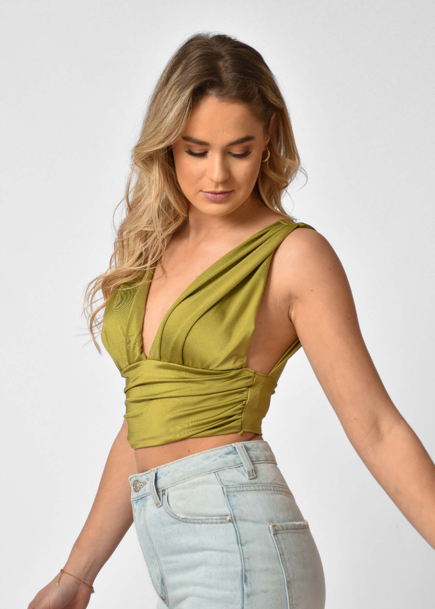Jill top groen