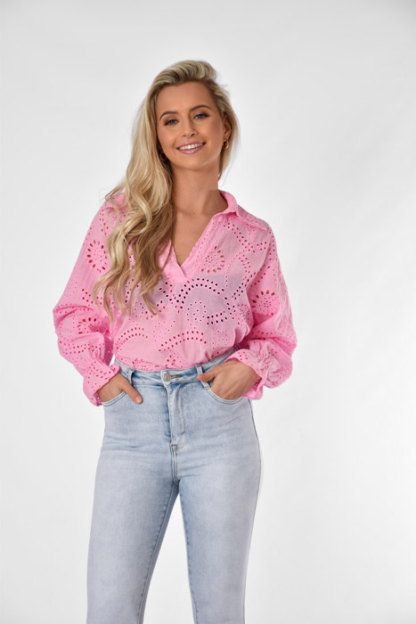 Monica blouse roze