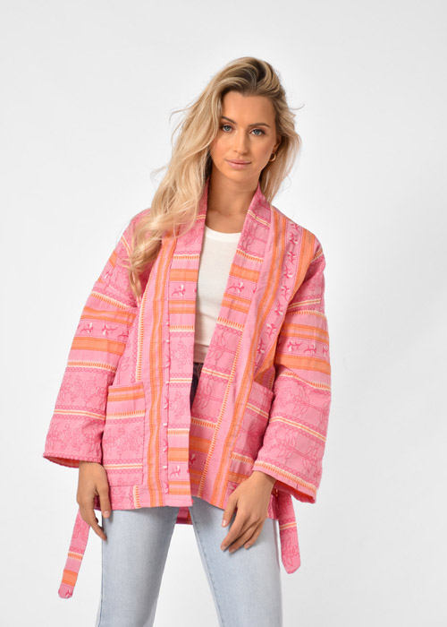 Iris kimono roze