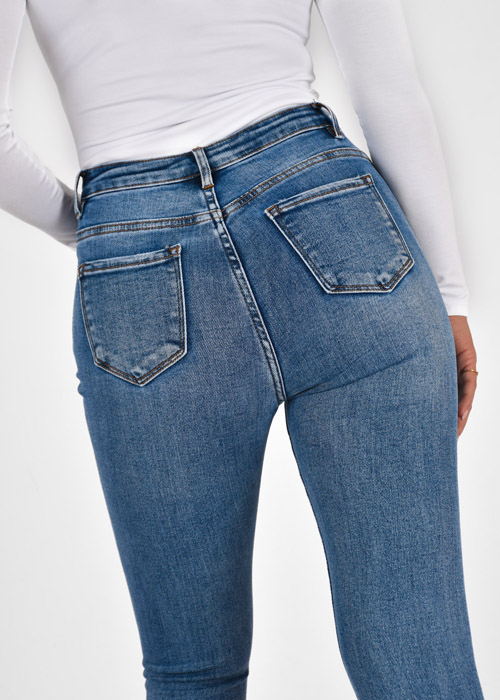 Amber jeans donkerblauw