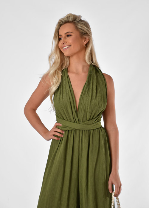 Ijveraar Uitgaven Plateau Vera jumpsuit groen | Groen | One size | 260788.GROEN.OS