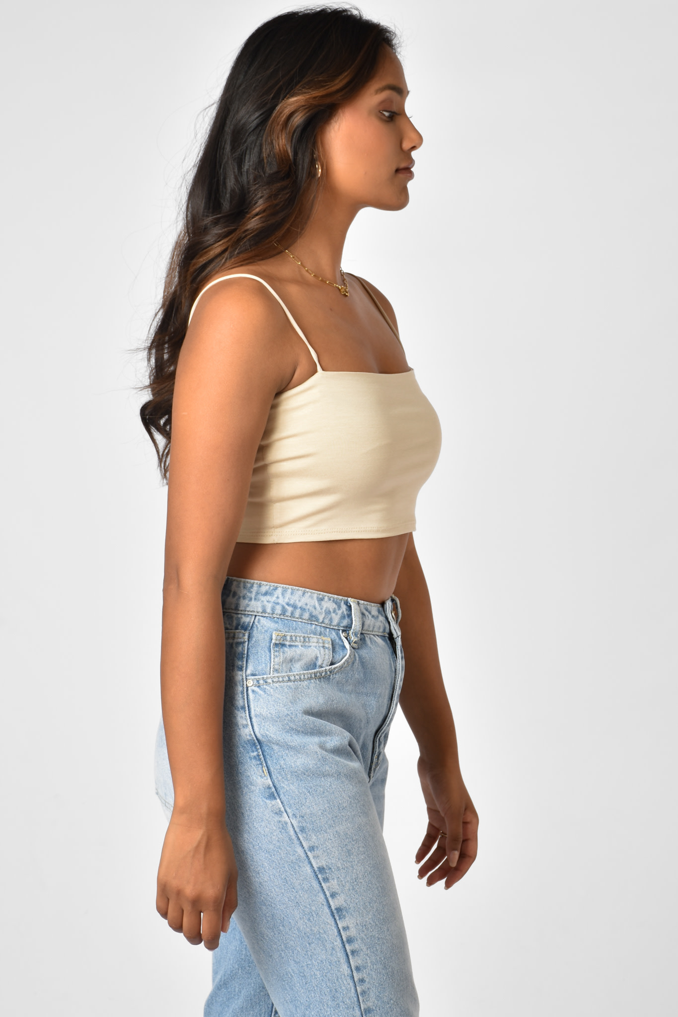 Denise top beige
