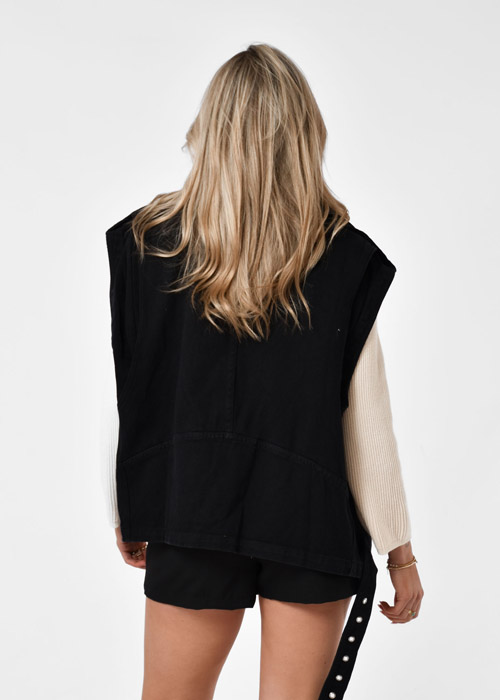 Nora gilet zwart