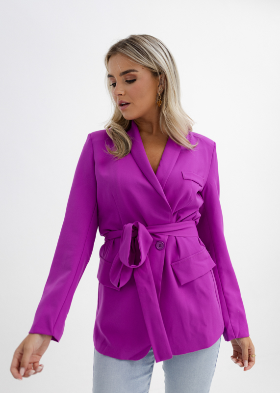 Femke blazer paars