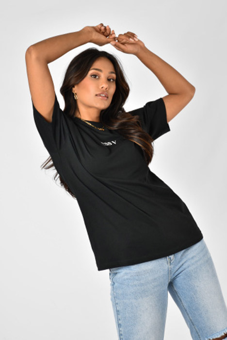 Brand t-shirt zwart