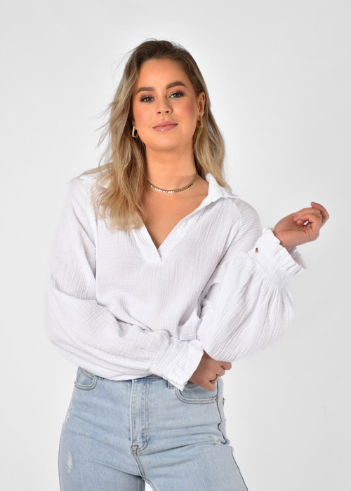 Claartje top wit