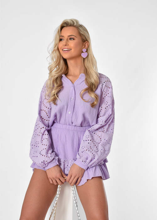 Roxy blouse lila