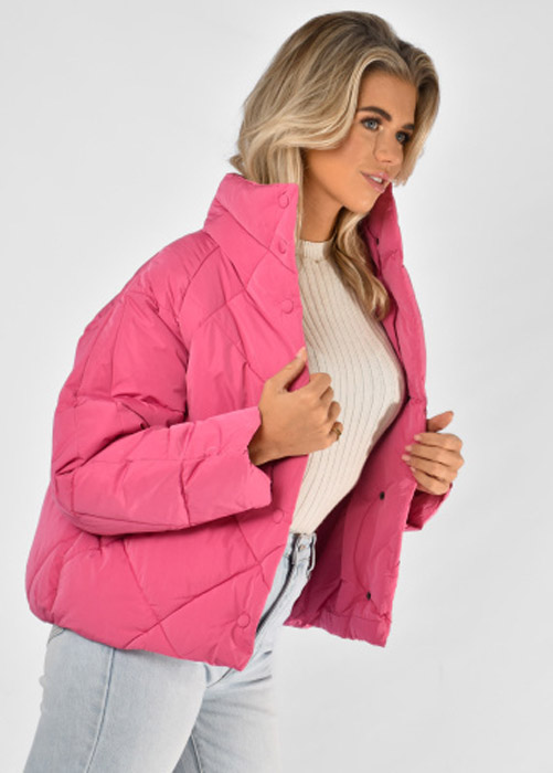 Nina puffer roze