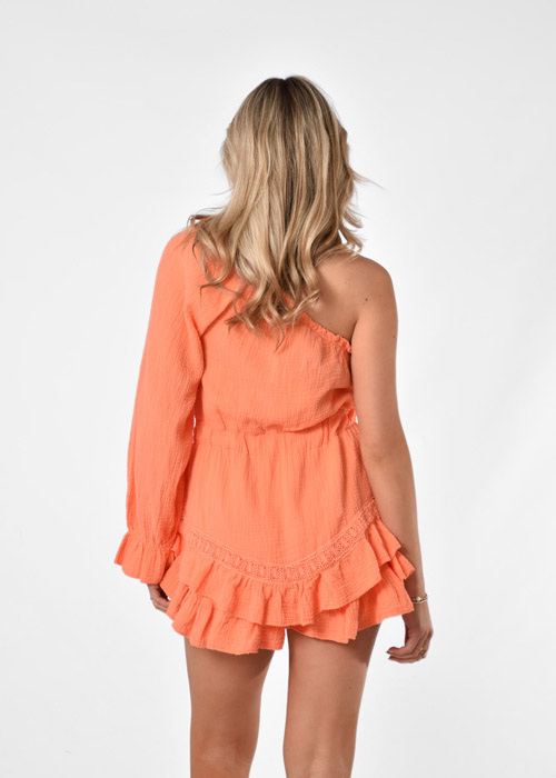 Lucy playsuit oranje