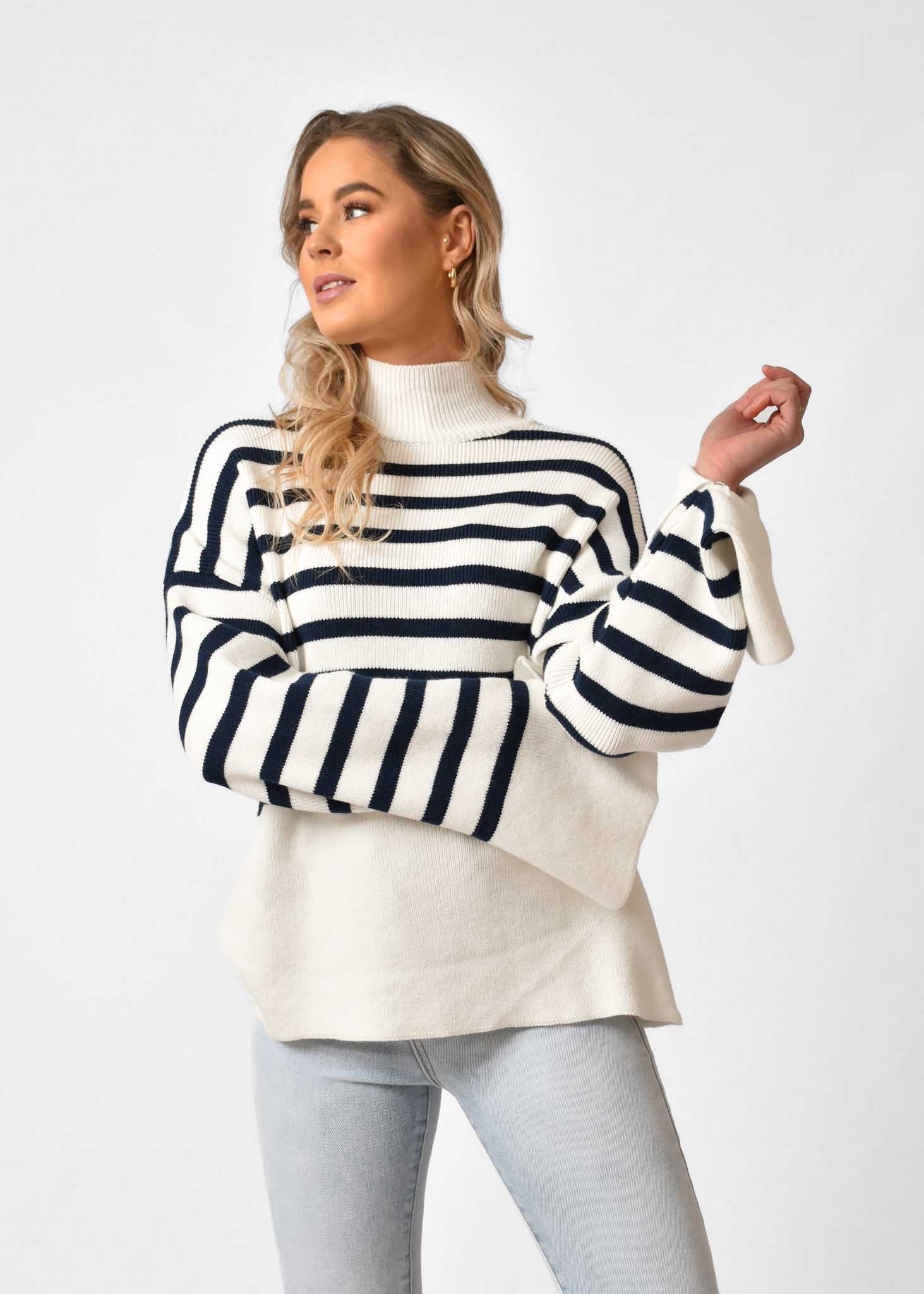 Fenna trui blauw