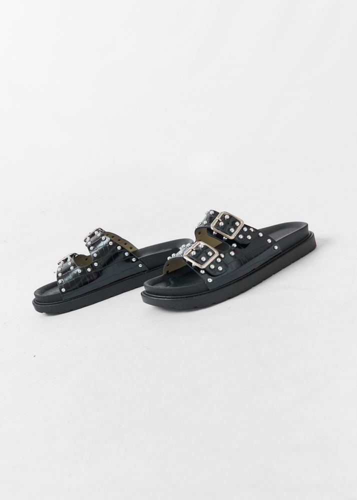 Milou slipper met studs