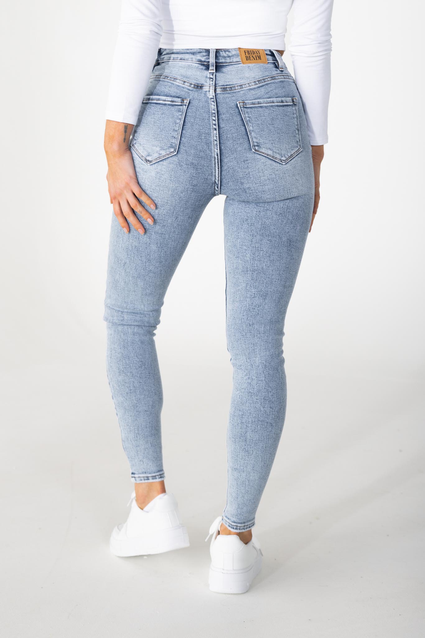 Skinny jeans donkerblauw
