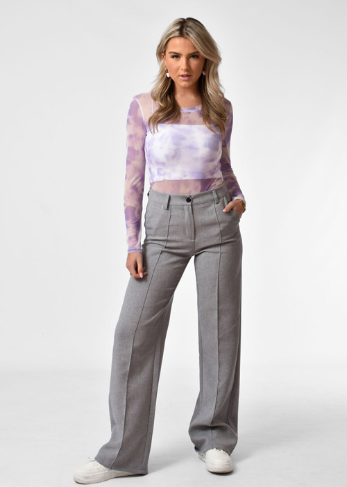 Sara pantalon lichtgrijs