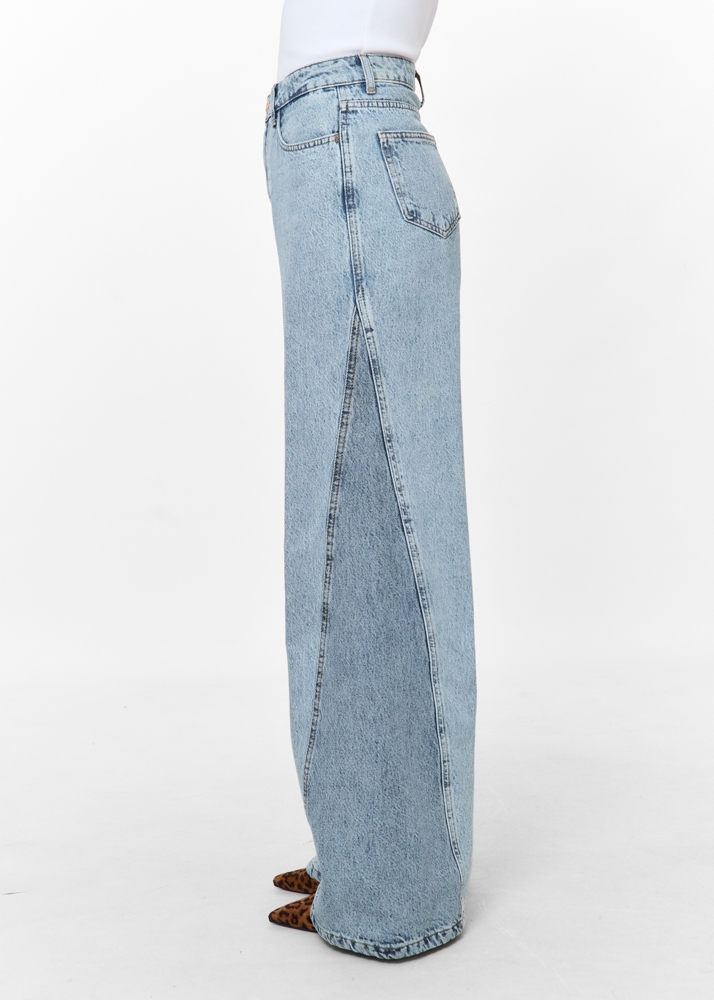 Ceci tweekleurige denim jeans