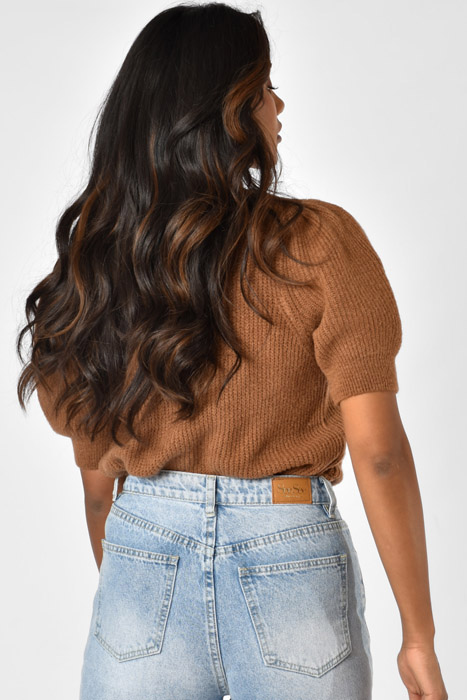 Ivy knit camel