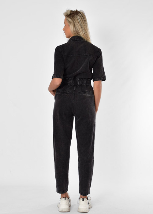 Olivia jumpsuit spijker zwart
