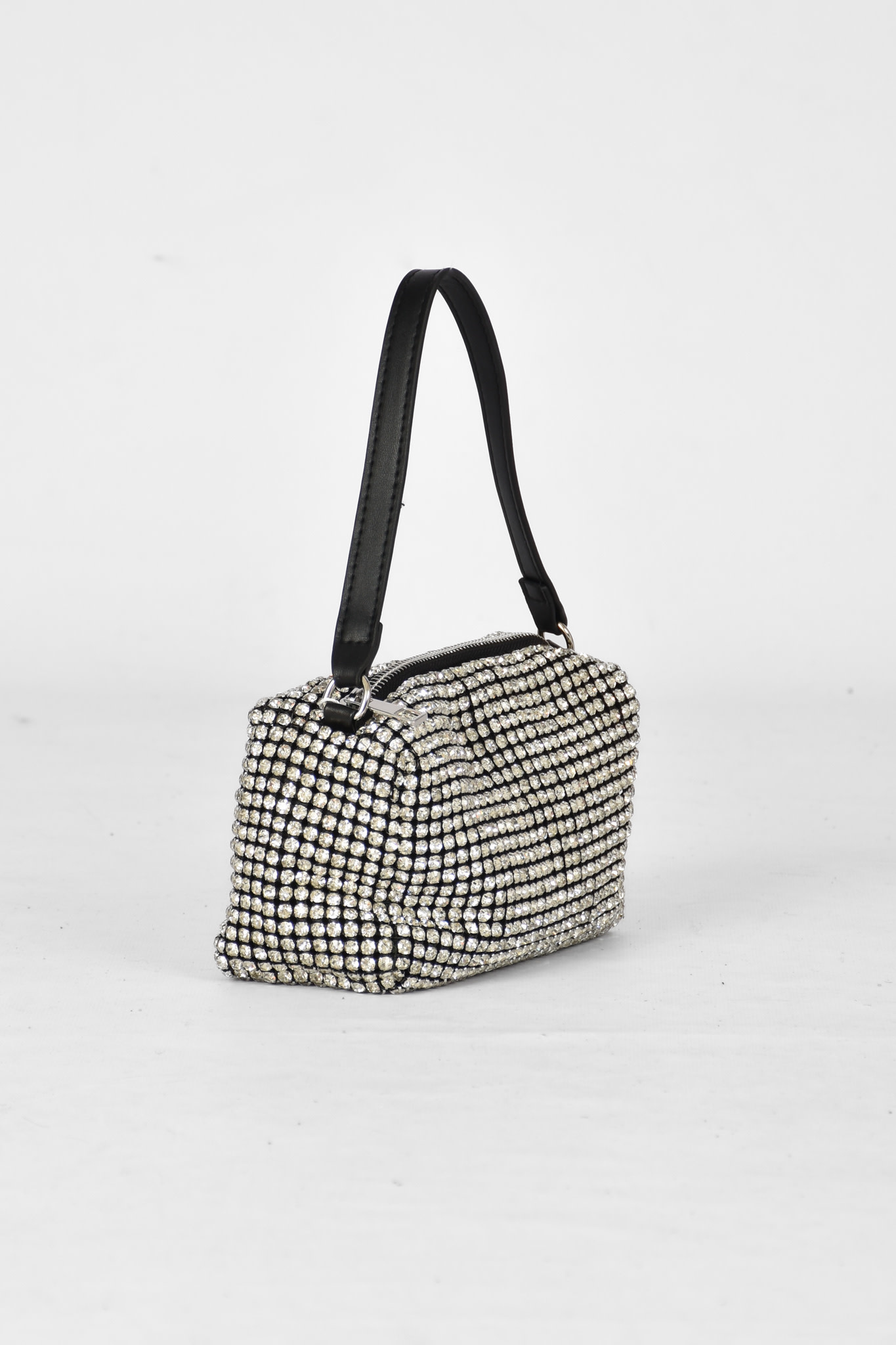 Noa glitter tas zilver