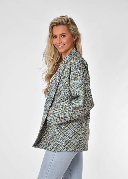Veerle jasje blauw