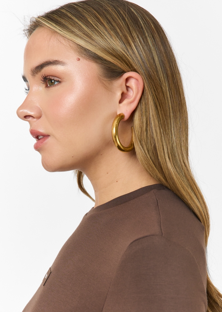 Bold oorringen middel