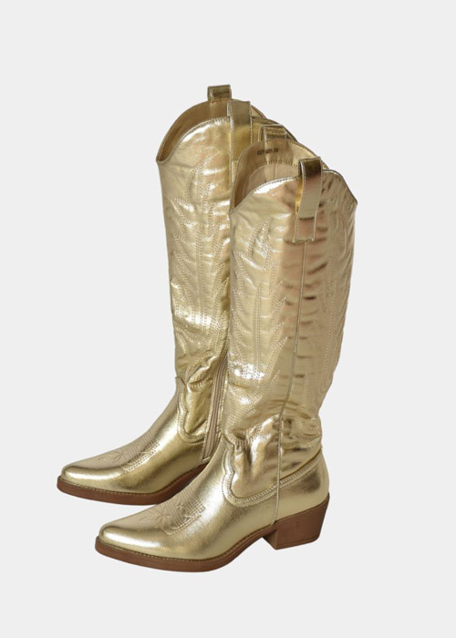 Rosie cowboy boots goud