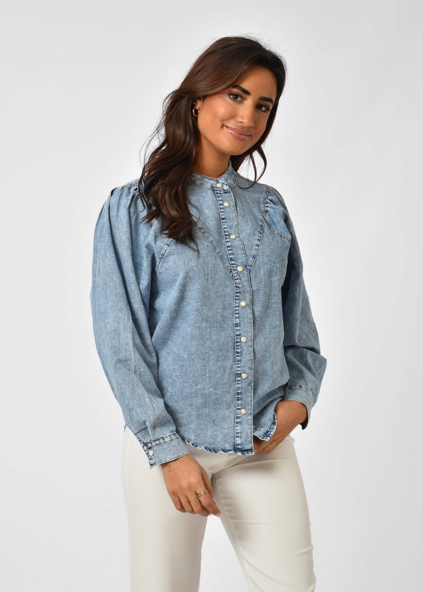 Robin blouse denim