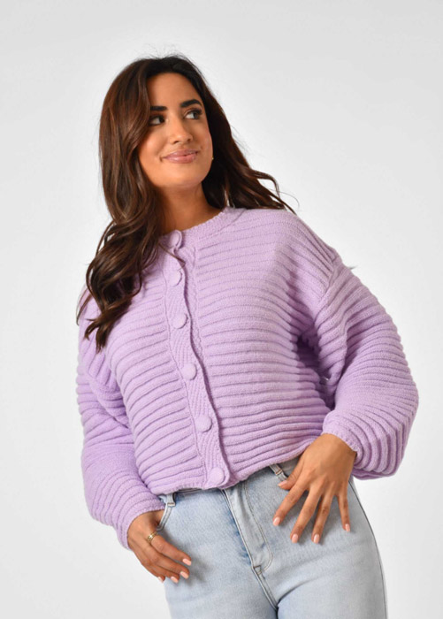 Maud vest lila