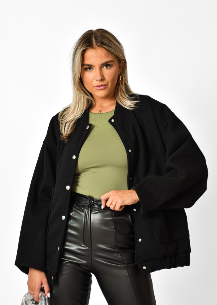 Hannah bomberjas zwart