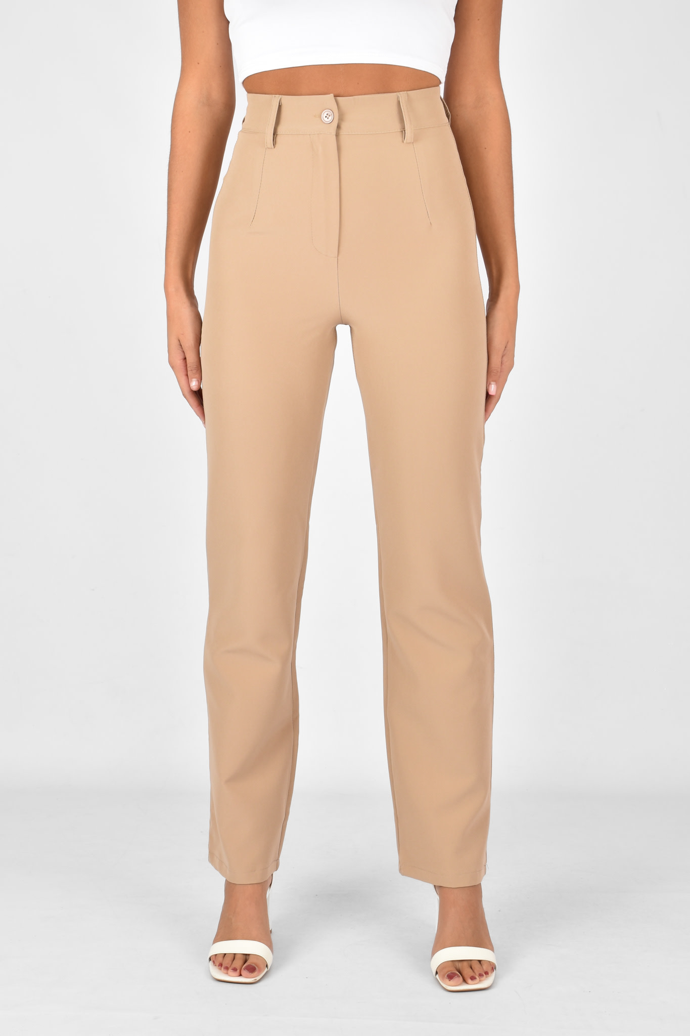 Romy pantalon camel