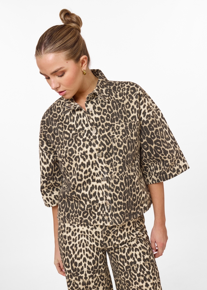 Billy leopard blouse
