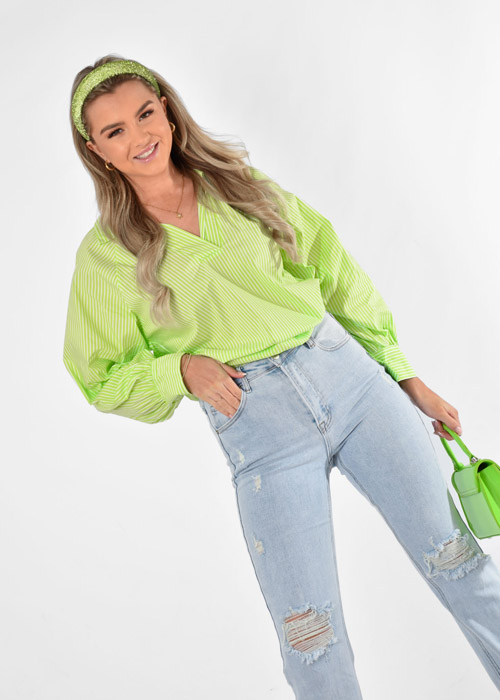Sara blouse groen