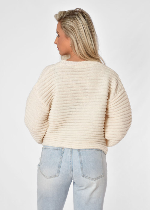 Maud vest creme