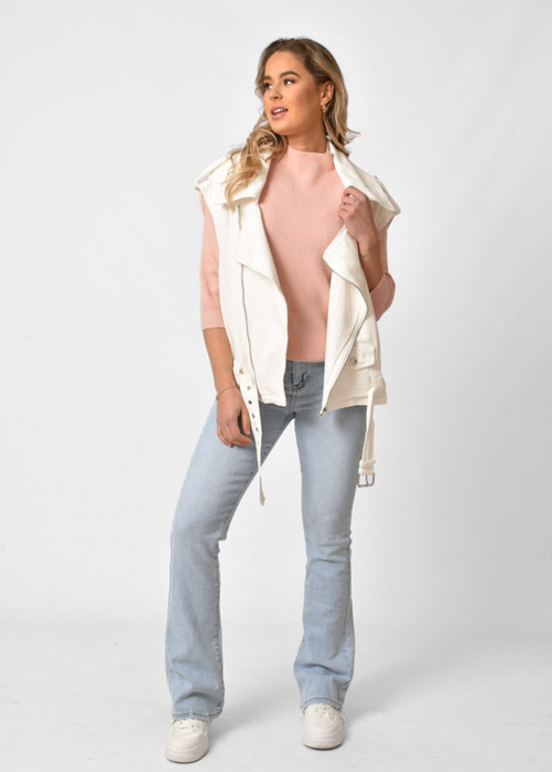 Nora gilet wit