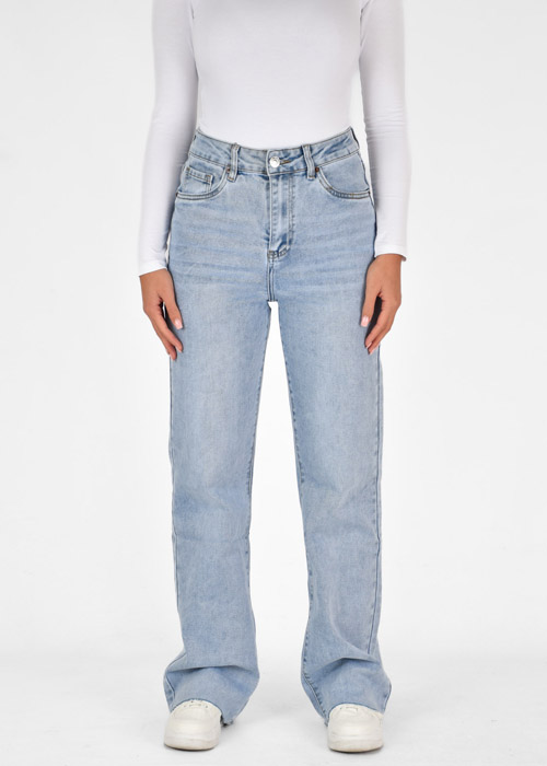 Kiki straight leg jeans lichtblauw