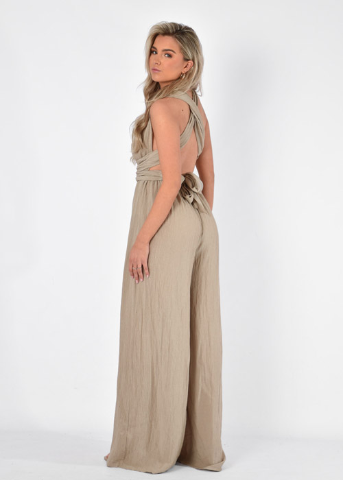Vera jumpsuit beige