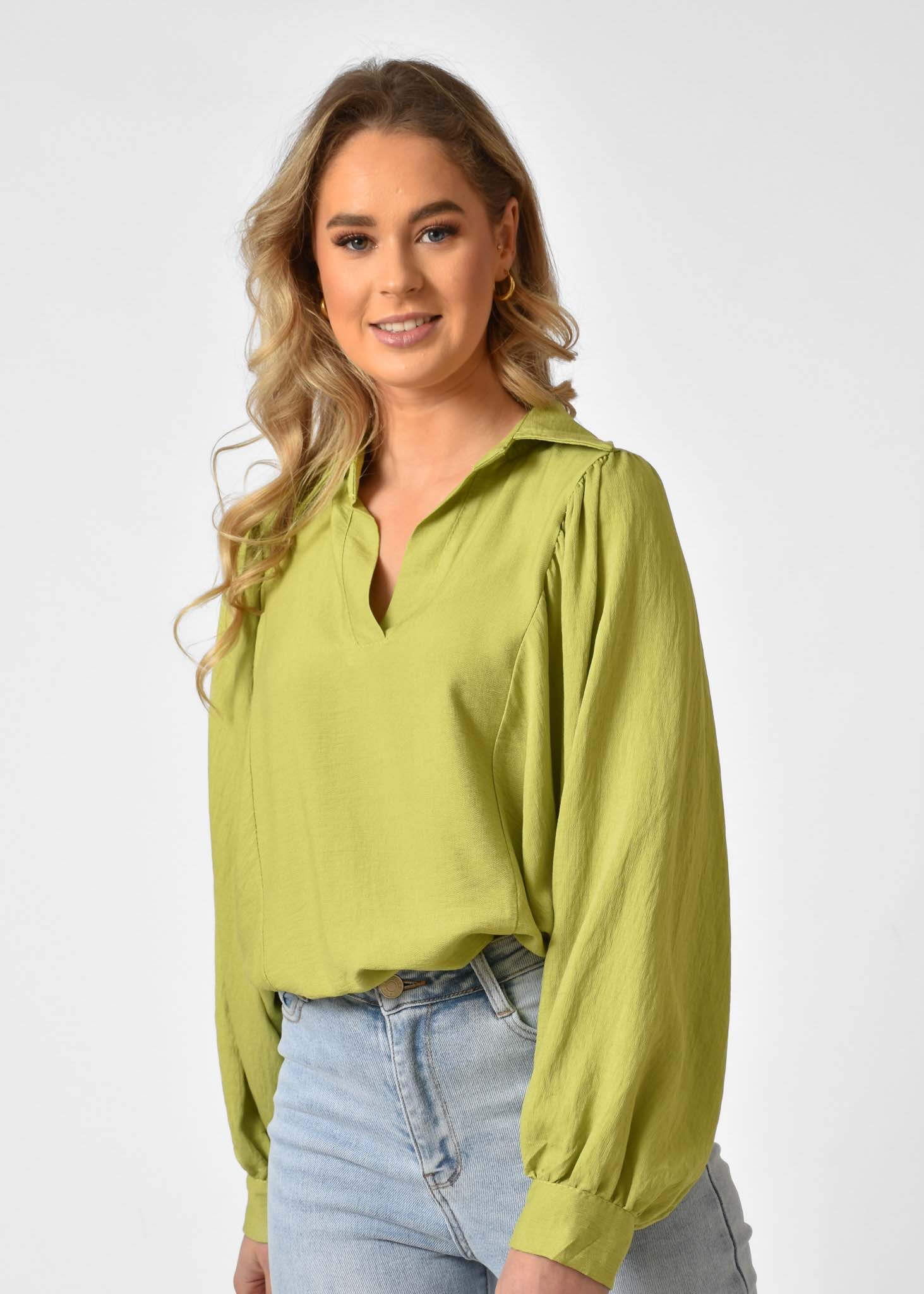 Charlie blouse groen
