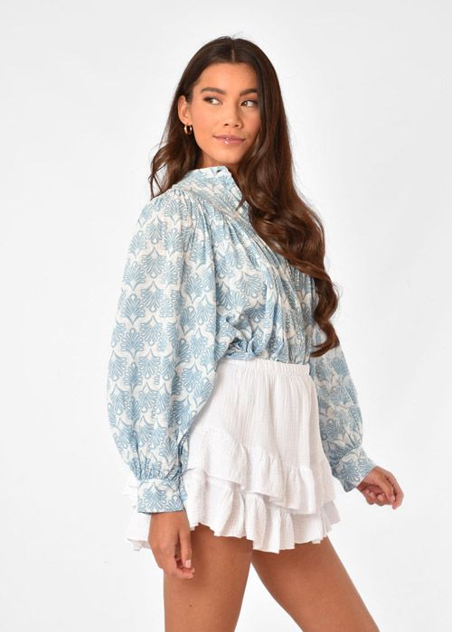 Elena blouse blauw