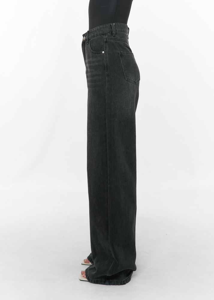 Wide leg classic jeans