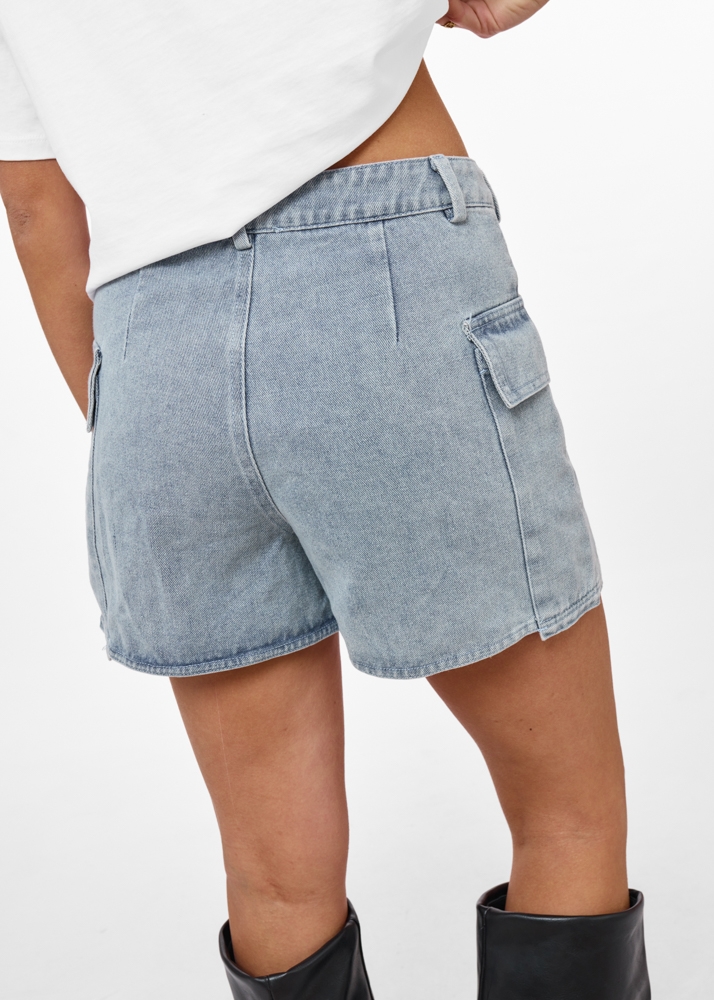 Mika skort blauw