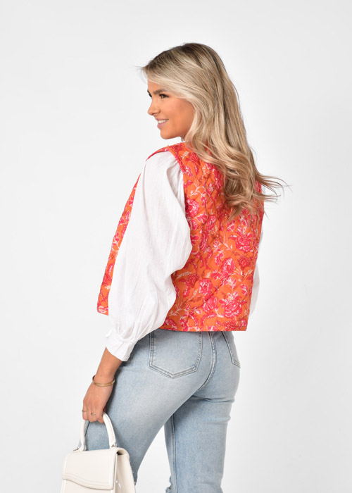 Lia gilet oranje