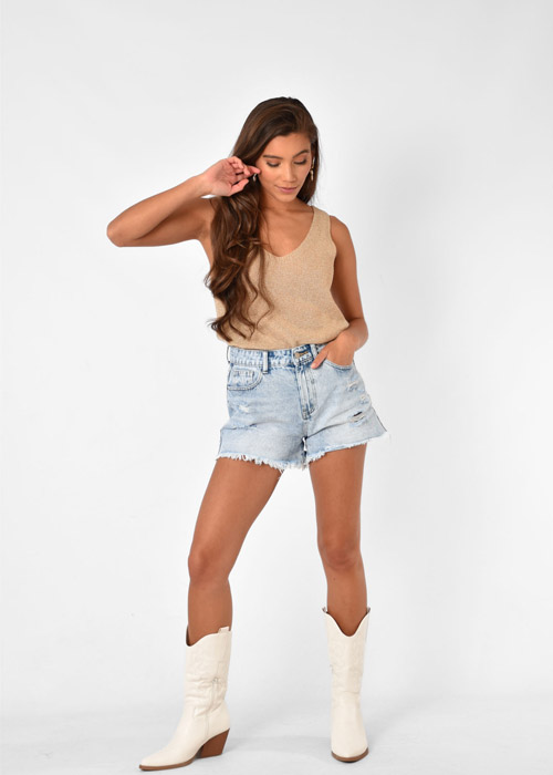 Lily top goud