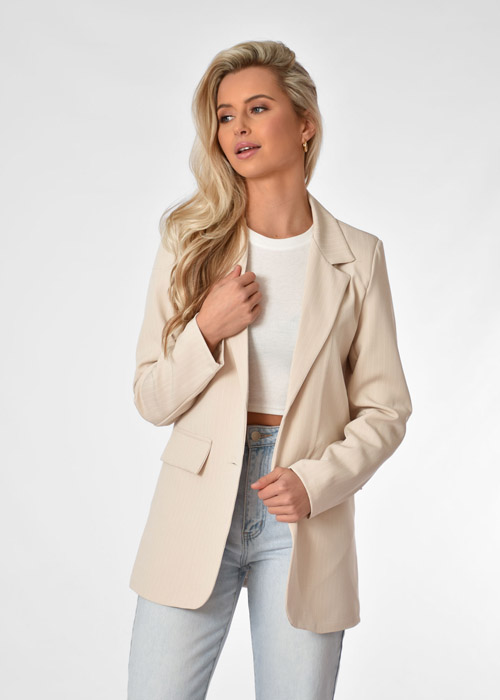 Maan blazer beige