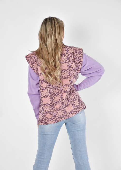 Femke gilet lila