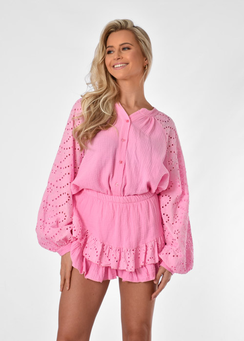 Roxy blouse roze