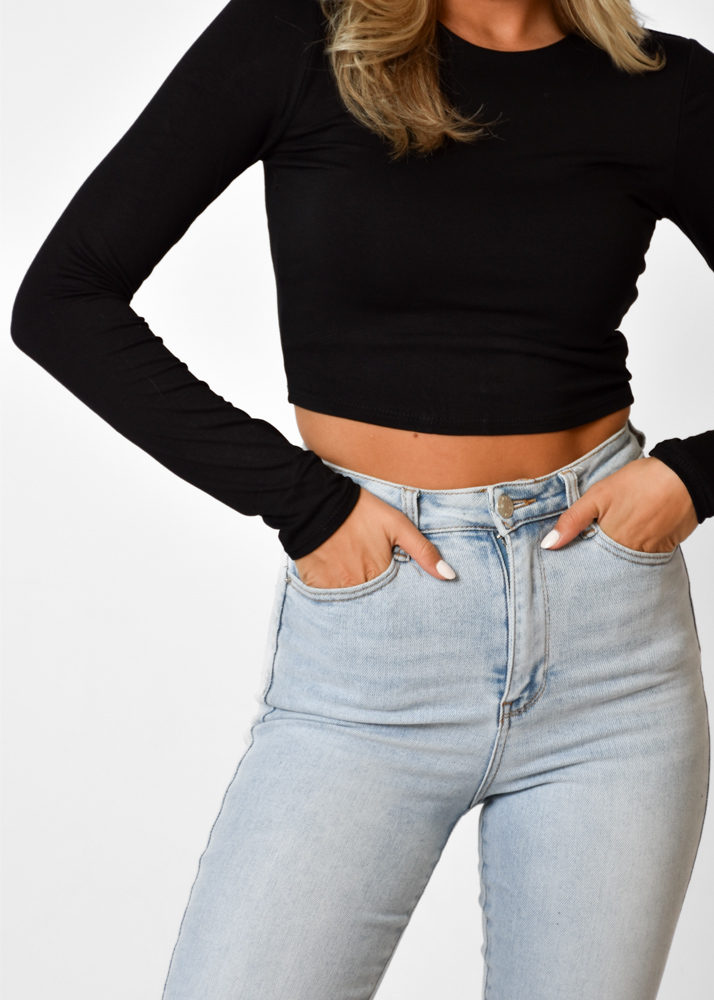 Levi top zwart