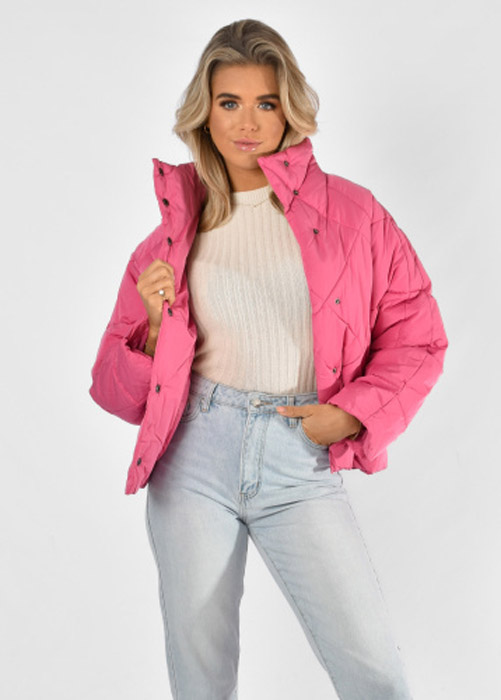 Nina puffer roze
