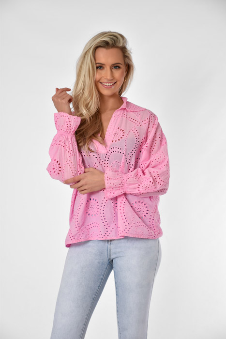 Monica blouse roze