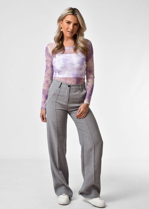 Sara pantalon lichtgrijs
